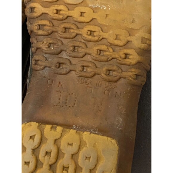 Vintage LL BEAN Waterproof Maine Hunting Boots Mens Size 10 Leather USA made - Picture 8 of 8